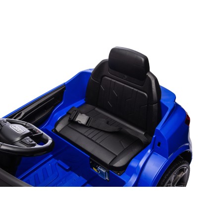 Auto Macchina Elettrica per Bambini 12V Audi SQ8 e-tron Sedile Pelle con Telecomando Cintura di Sicurezza Porte Apribili Grigia
