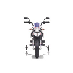Moto Elettrica 12V per bambini Aprilia RX con Musiche Luci Mp3 Marcia avanti e indietro Sospensione a Molla