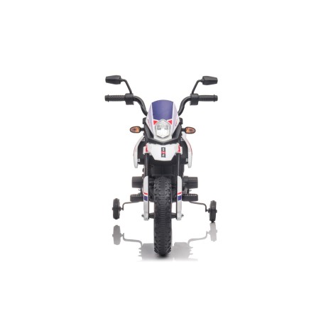 Moto Elettrica 12V per bambini Aprilia RX con Musiche Luci Mp3 Marcia avanti e indietro Sospensione a Molla