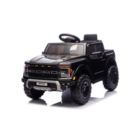 Auto Elettrica Bambini Ford Raptor 12V con Telecomando Porte Apribili, Bluetooth Luci LED e Tappetini