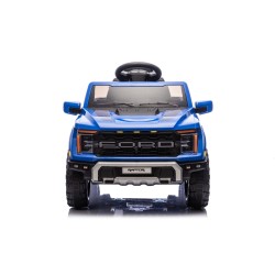 Auto Elettrica Bambini Ford Raptor 12V con Telecomando Porte Apribili, Bluetooth Luci LED e Tappetini Blue
