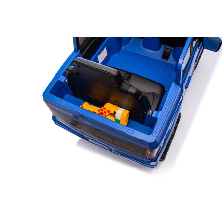 Auto Elettrica Bambini Ford Raptor 12V con Telecomando Porte Apribili, Bluetooth Luci LED e Tappetini Blue