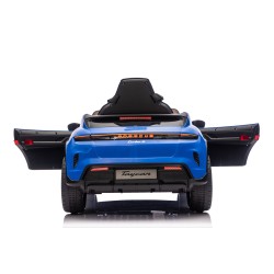copy of Auto Elettrica Bambini 12V Porsche Taycan Turbo S con Telecomando Porte Apribili, Bluetooth Luci LED e Tappetini Blue