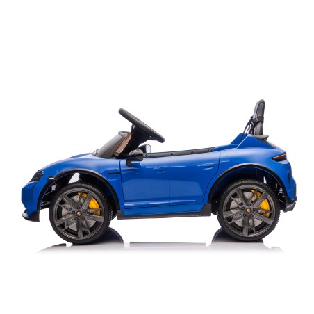 copy of Auto Elettrica Bambini 12V Porsche Taycan Turbo S con Telecomando Porte Apribili, Bluetooth Luci LED e Tappetini Blue