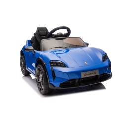 copy of Auto Elettrica Bambini 12V Porsche Taycan Turbo S con Telecomando Porte Apribili, Bluetooth Luci LED e Tappetini Blue