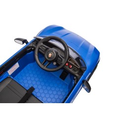 copy of Auto Elettrica Bambini 12V Porsche Taycan Turbo S con Telecomando Porte Apribili, Bluetooth Luci LED e Tappetini Blue