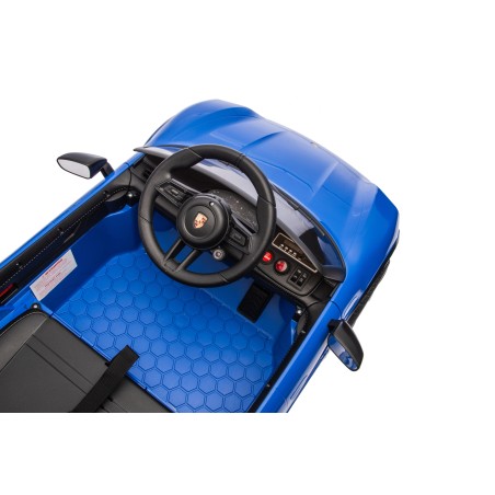 copy of Auto Elettrica Bambini 12V Porsche Taycan Turbo S con Telecomando Porte Apribili, Bluetooth Luci LED e Tappetini Blue