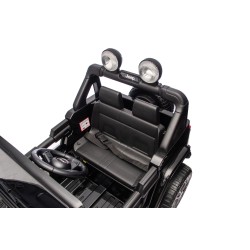 Auto Macchina Elettrica NEW Jeep Wrangler Rubicon 12V per Bambini porte apribili Con telecomando Full accessori Tappetini Nera
