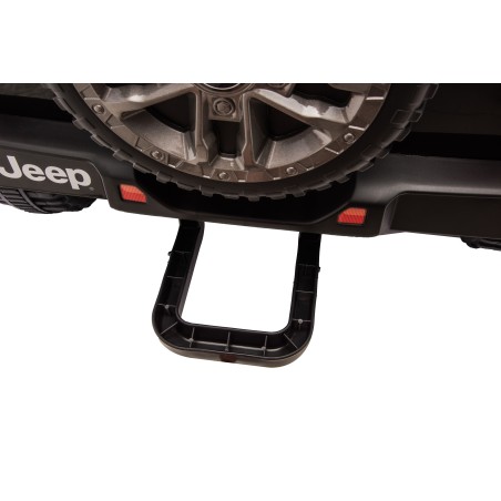 Auto Macchina Elettrica NEW Jeep Wrangler Rubicon 12V per Bambini porte apribili Con telecomando Full accessori Tappetini Nera