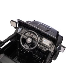 Auto Macchina Elettrica NEW Jeep Wrangler Rubicon 12V per Bambini porte apribili Con telecomando Full accessori Tappetini Nera