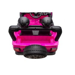 Auto Macchina Elettrica NEW Jeep Wrangler Rubicon 12V per Bambini porte apribili Con telecomando Full accessori Tappetini Rosa
