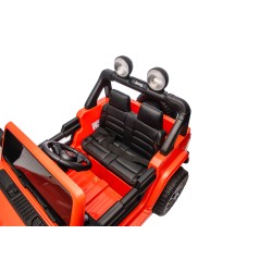 Auto Macchina Elettrica NEW Jeep Wrangler Rubicon 12V per Bambini porte apribili Con telecomando Full accessori Tappetini