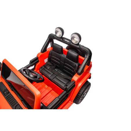 Auto Macchina Elettrica NEW Jeep Wrangler Rubicon 12V per Bambini porte apribili Con telecomando Full accessori Tappetini