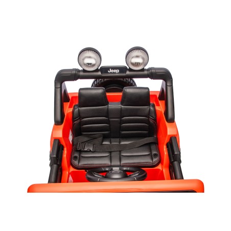Auto Macchina Elettrica NEW Jeep Wrangler Rubicon 12V per Bambini porte apribili Con telecomando Full accessori Tappetini
