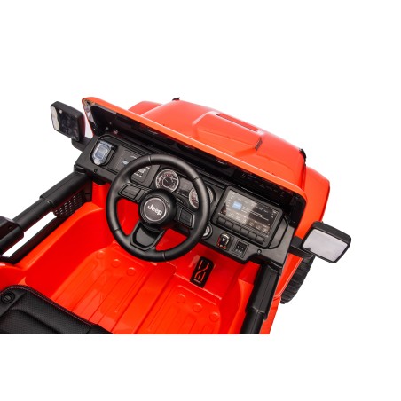 Auto Macchina Elettrica NEW Jeep Wrangler Rubicon 12V per Bambini porte apribili Con telecomando Full accessori Tappetini