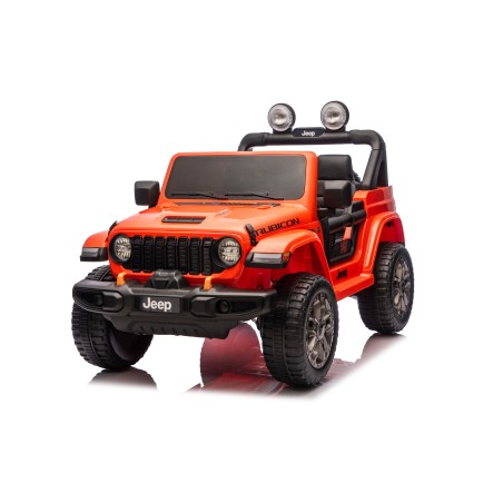 Auto Macchina Elettrica NEW Jeep Wrangler Rubicon 12V per Bambini porte apribili Con telecomando Full accessori Tappetini
