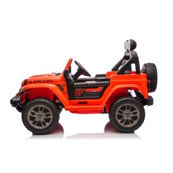 Auto Macchina Elettrica NEW Jeep Wrangler Rubicon 12V per Bambini porte apribili Con telecomando Full accessori Tappetini