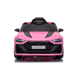 Auto Macchina Elettrica per Bambini 12V Audi RS6 Avant GT con Telecomando Bluetooth Rosa