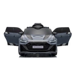 Auto Macchina Elettrica per Bambini 12V Audi RS6 Avant GT con Telecomando Bluetooth Grigia