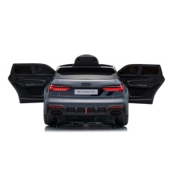 Auto Macchina Elettrica per Bambini 12V Audi RS6 Avant GT con Telecomando Bluetooth Grigia