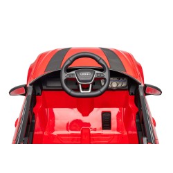 Auto Macchina Elettrica per Bambini 12V Audi RS6 Avant GT con Telecomando Bluetooth Rossa