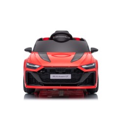Auto Macchina Elettrica per Bambini 12V Audi RS6 Avant GT con Telecomando Bluetooth Rossa