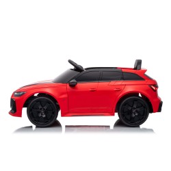 Auto Macchina Elettrica per Bambini 12V Audi RS6 Avant GT con Telecomando Bluetooth Rossa