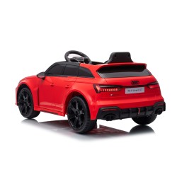 Auto Macchina Elettrica per Bambini 12V Audi RS6 Avant GT con Telecomando Bluetooth Rossa