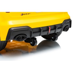 Auto Macchina Elettrica per Bambini 12V Audi RS6 Avant GT con Telecomando Bluetooth Gialla
