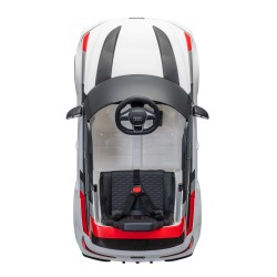 Auto Macchina Elettrica per Bambini 12V Audi RS6 Avant GT con Telecomando Bluetooth Bianca