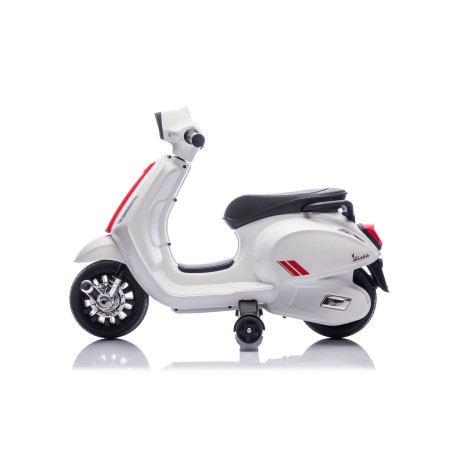 Mini Vespa Sprint Elettrica per Bambini 6V Licenza Ufficiale Piaggio, Luci LED suono Clacson