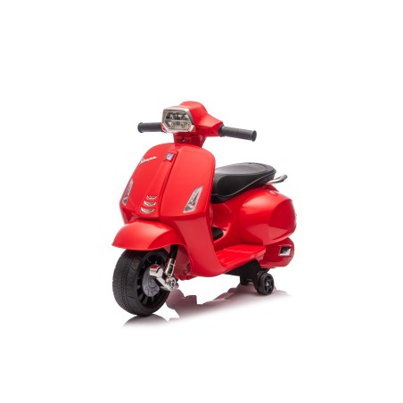 Mini Vespa Sprint Elettrica per Bambini 6V Licenza Ufficiale Piaggio, Luci LED suono Clacson Rossa