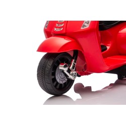 Mini Vespa Sprint Elettrica per Bambini 6V Licenza Ufficiale Piaggio, Luci LED suono Clacson Rossa