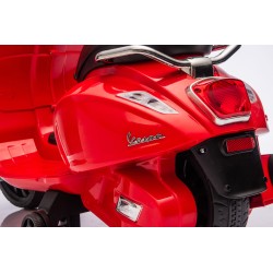 Mini Vespa Sprint Elettrica per Bambini 6V Licenza Ufficiale Piaggio, Luci LED suono Clacson Rossa