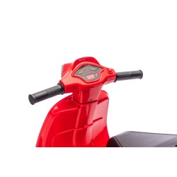 Mini Vespa Sprint Elettrica per Bambini 6V Licenza Ufficiale Piaggio, Luci LED suono Clacson Rossa