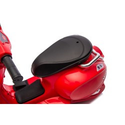 Mini Vespa Sprint Elettrica per Bambini 6V Licenza Ufficiale Piaggio, Luci LED suono Clacson Rossa