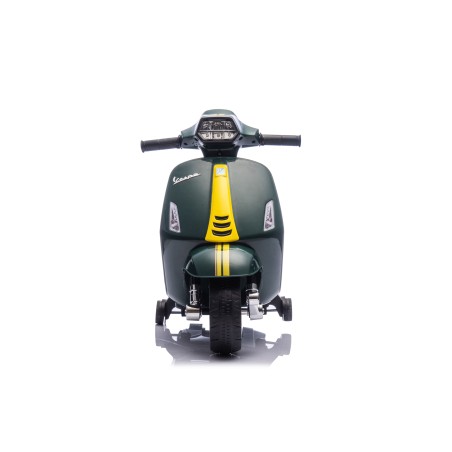 Mini Vespa Sprint Elettrica per Bambini 6V Licenza Ufficiale Piaggio, Luci LED suono Clacson Green