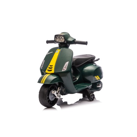 Mini Vespa Sprint Elettrica per Bambini 6V Licenza Ufficiale Piaggio, Luci LED suono Clacson Green