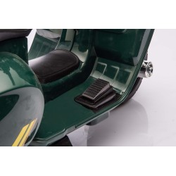 Mini Vespa Sprint Elettrica per Bambini 6V Licenza Ufficiale Piaggio, Luci LED suono Clacson Green