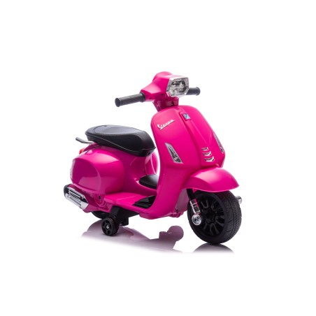 Mini Vespa Sprint Elettrica per Bambini 6V Licenza Ufficiale Piaggio, Luci LED suono Clacson Rosa