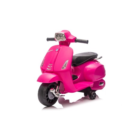 Mini Vespa Sprint Elettrica per Bambini 6V Licenza Ufficiale Piaggio, Luci LED suono Clacson Rosa