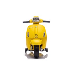 Mini Vespa Sprint Elettrica per Bambini 6V Licenza Ufficiale Piaggio, Luci LED suono Clacson Gialla
