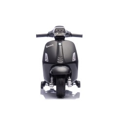 Mini Vespa Sprint Elettrica per Bambini 6V Licenza Ufficiale Piaggio, Luci LED suono Clacson Nera