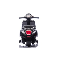 Mini Vespa Sprint Elettrica per Bambini 6V Licenza Ufficiale Piaggio, Luci LED suono Clacson Nera