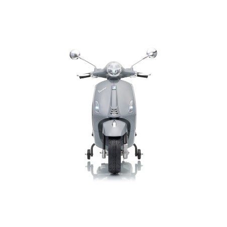 Vespa Primavera Elettrica per Bambini 12V Licenza Ufficiale Piaggio Sedile Pelle Luci LED suono Clacson