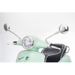 Vespa Primavera Elettrica per Bambini 12V Licenza Ufficiale Piaggio Sedile Pelle Luci LED suono Clacson VERDE MENTA