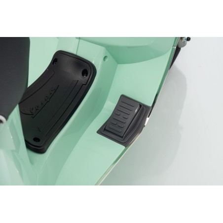 Vespa Primavera Elettrica per Bambini 12V Licenza Ufficiale Piaggio Sedile Pelle Luci LED suono Clacson VERDE MENTA