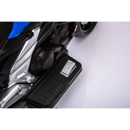 Moto Elettrica per Bambini Honda NC750X 12V Con Luci LED, MP3, USB e Avvio One-Click 3-6 Anni Blue
