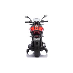 Moto Elettrica per Bambini Honda NC750X 12V Con Luci LED, MP3, USB e Avvio One-Click 3-6 Anni Rossa