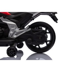 Moto Elettrica per Bambini Honda NC750X 12V Con Luci LED, MP3, USB e Avvio One-Click 3-6 Anni Rossa